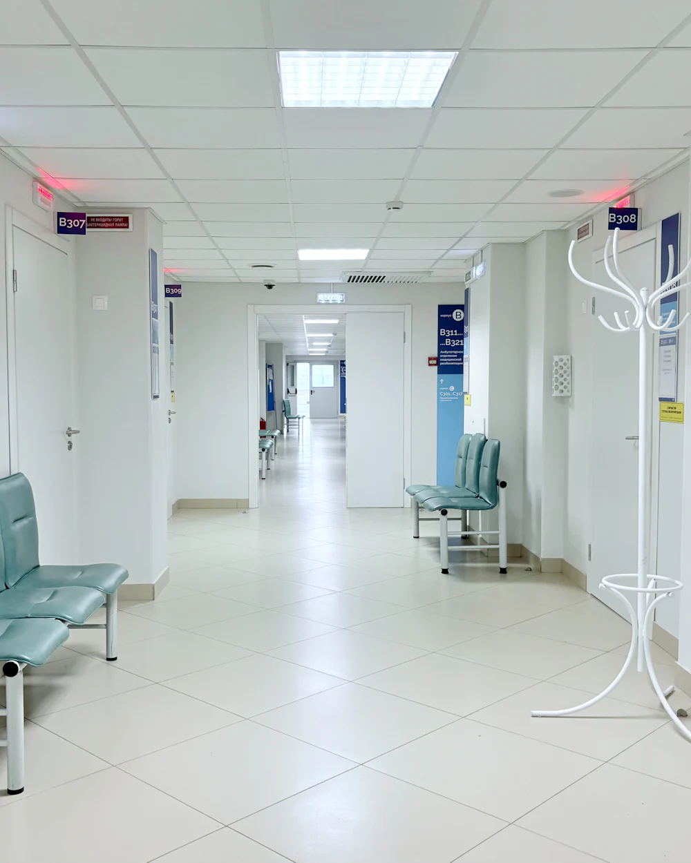 Couloir d’un établissement de santé